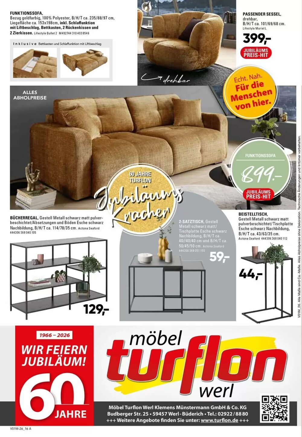 Möbel Turflon Prospekt (ab 13.01.2026) zum Blättern - Seite 16