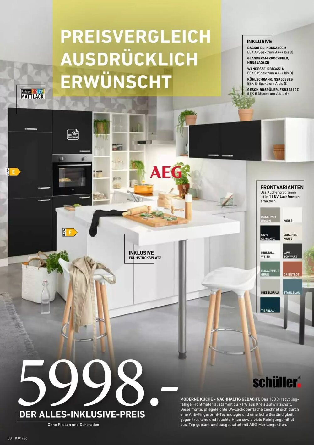 Küchen Aktuell Prospekt (ab 13.01.2026) zum Blättern - Seite 8