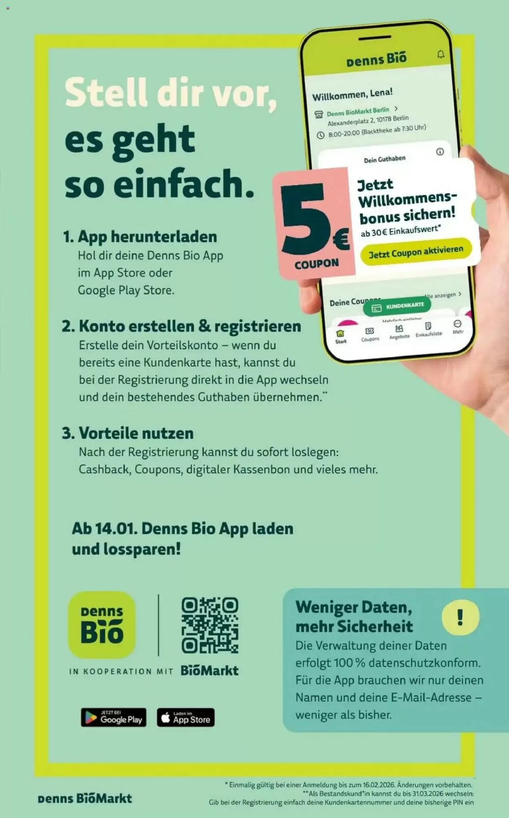 Denns BioMarkt Prospekt (ab 14.01.2026) zum Blättern - Seite 20