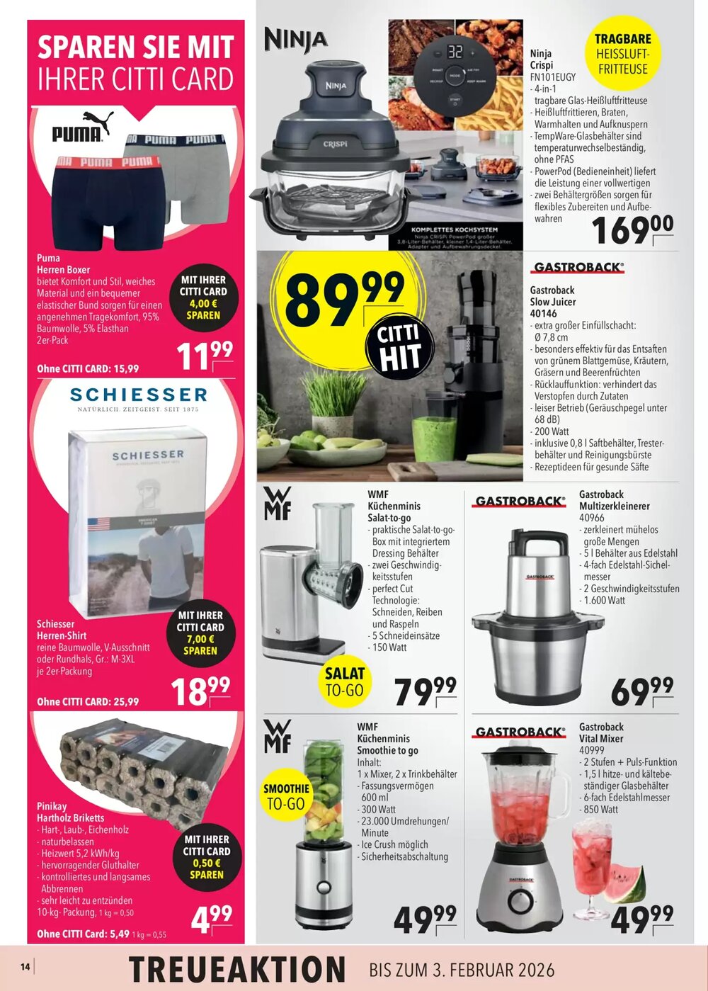 CITTI Markt Prospekt (ab 14.01.2026) zum Blättern - Seite 16