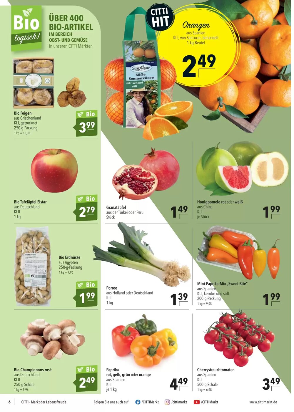 CITTI Markt Prospekt (ab 14.01.2026) zum Blättern - Seite 6