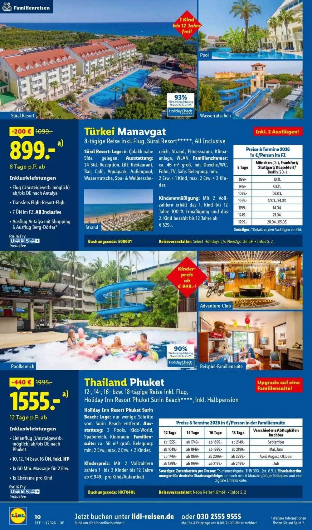 Lidl Reisen Prospekt (ab 14.01.2026) zum Blättern - Seite 10