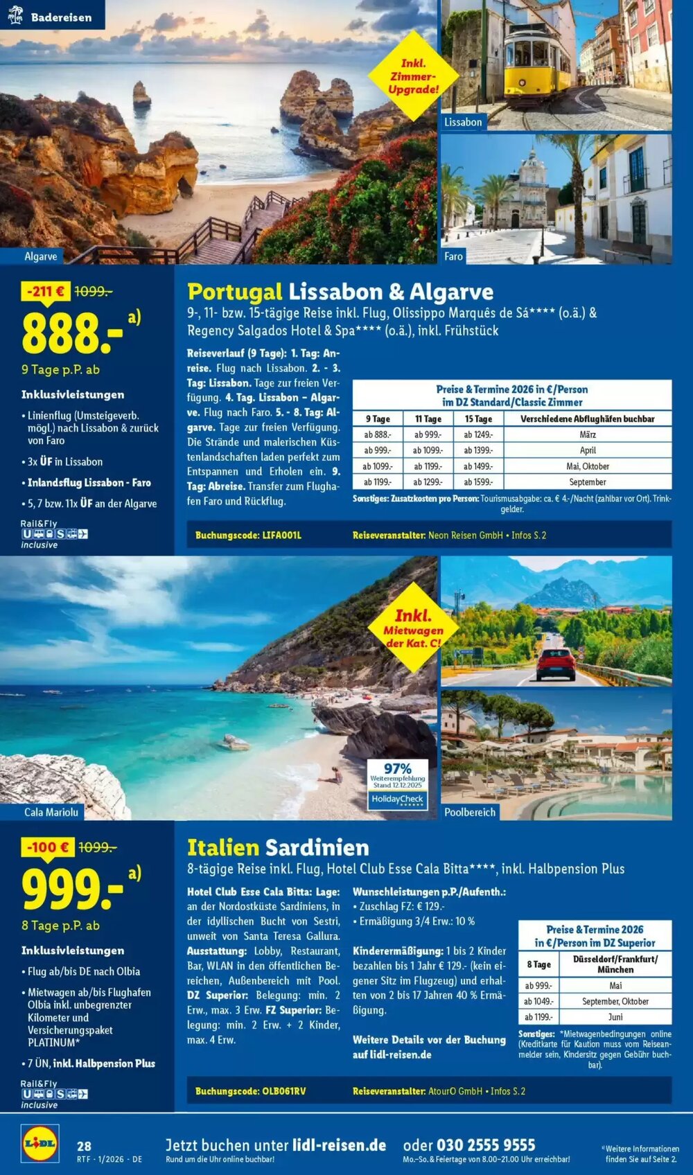 Lidl Reisen Prospekt (ab 14.01.2026) zum Blättern - Seite 28