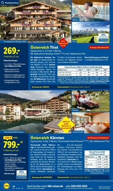 Lidl Reisen Prospekt (ab 14.01.2026) zum Blättern - Seite 34