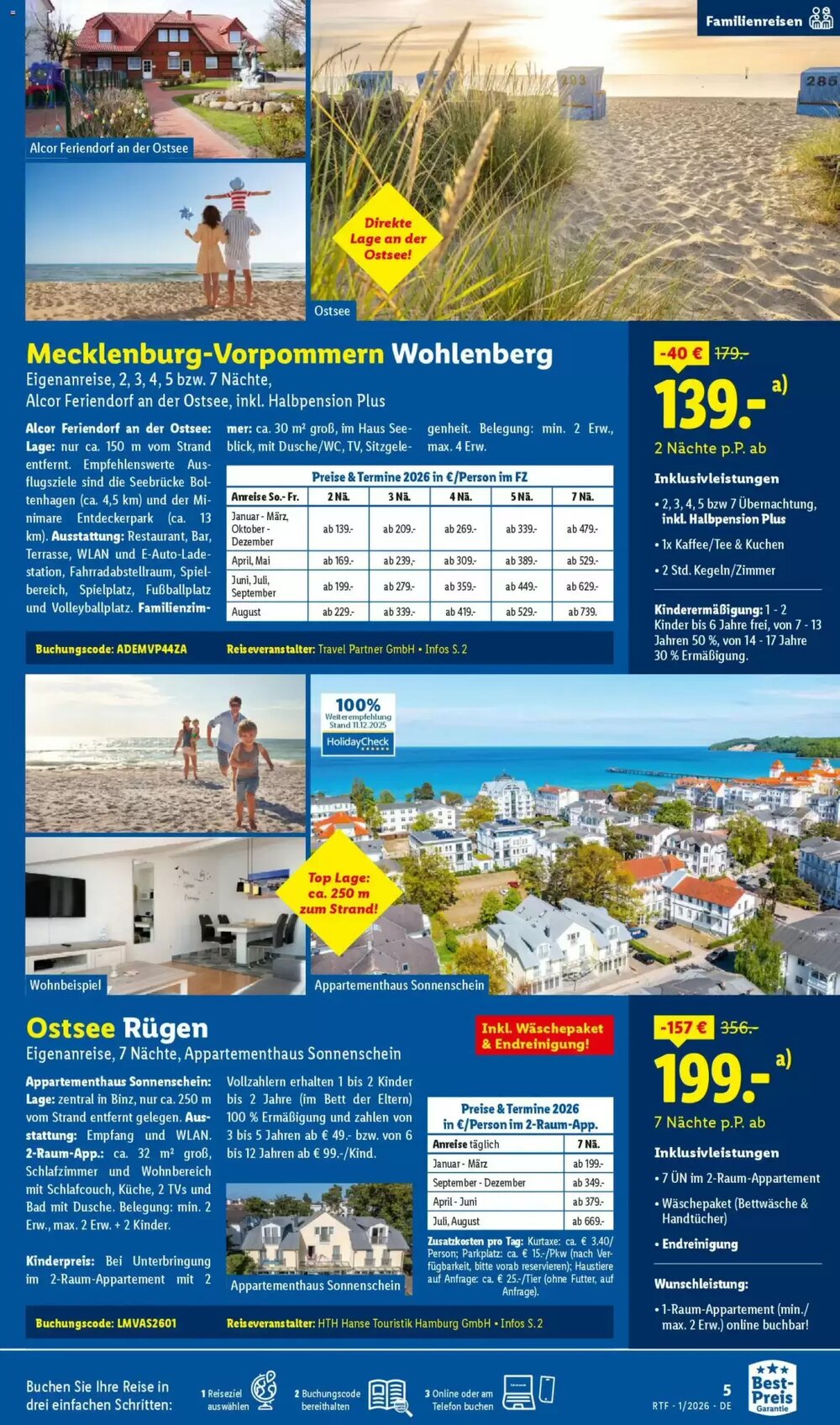 Lidl Reisen Prospekt (ab 14.01.2026) zum Blättern - Seite 5