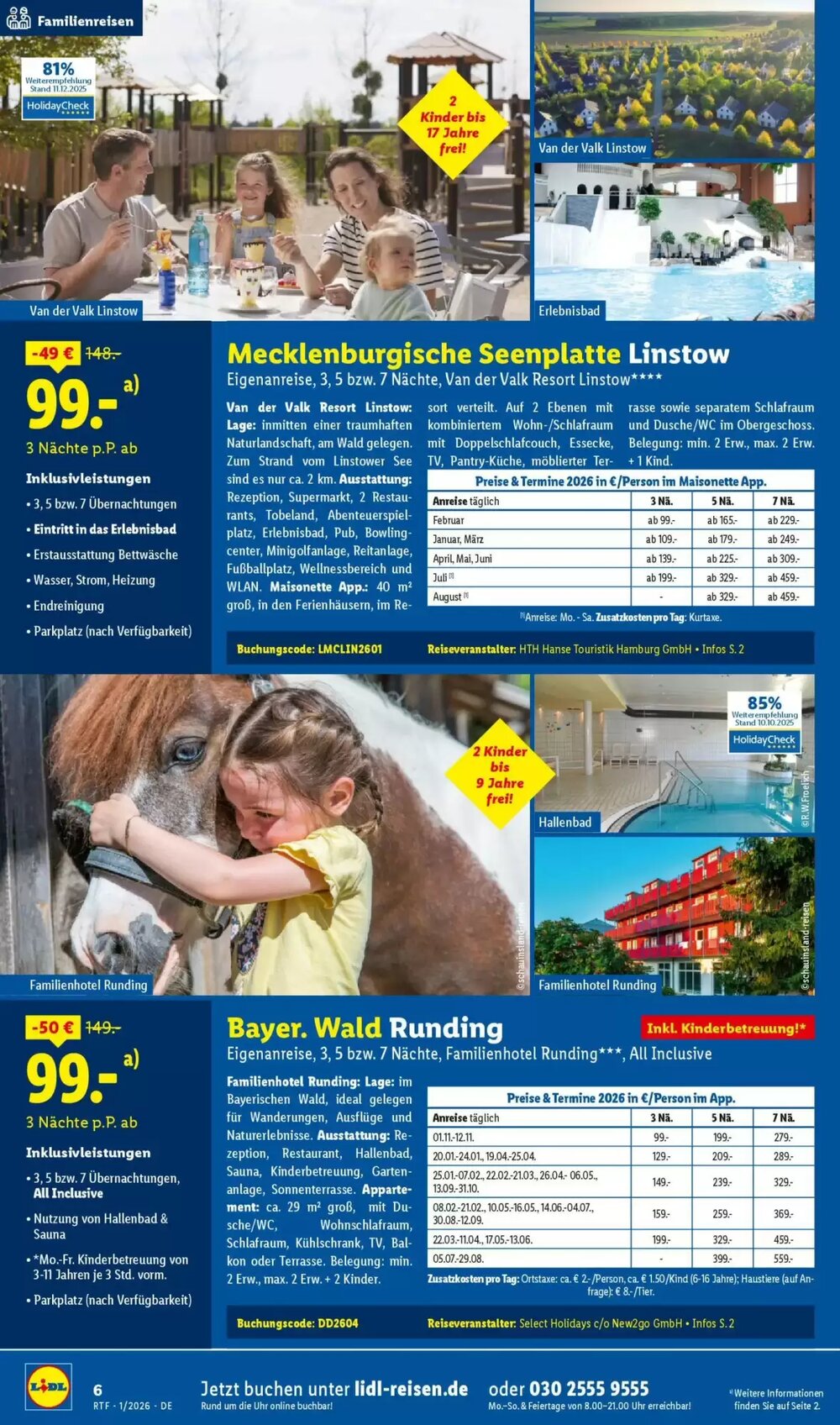 Lidl Reisen Prospekt (ab 14.01.2026) zum Blättern - Seite 6