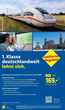 Lidl Reisen Prospekt (ab 14.01.2026) zum Blättern - Seite 64