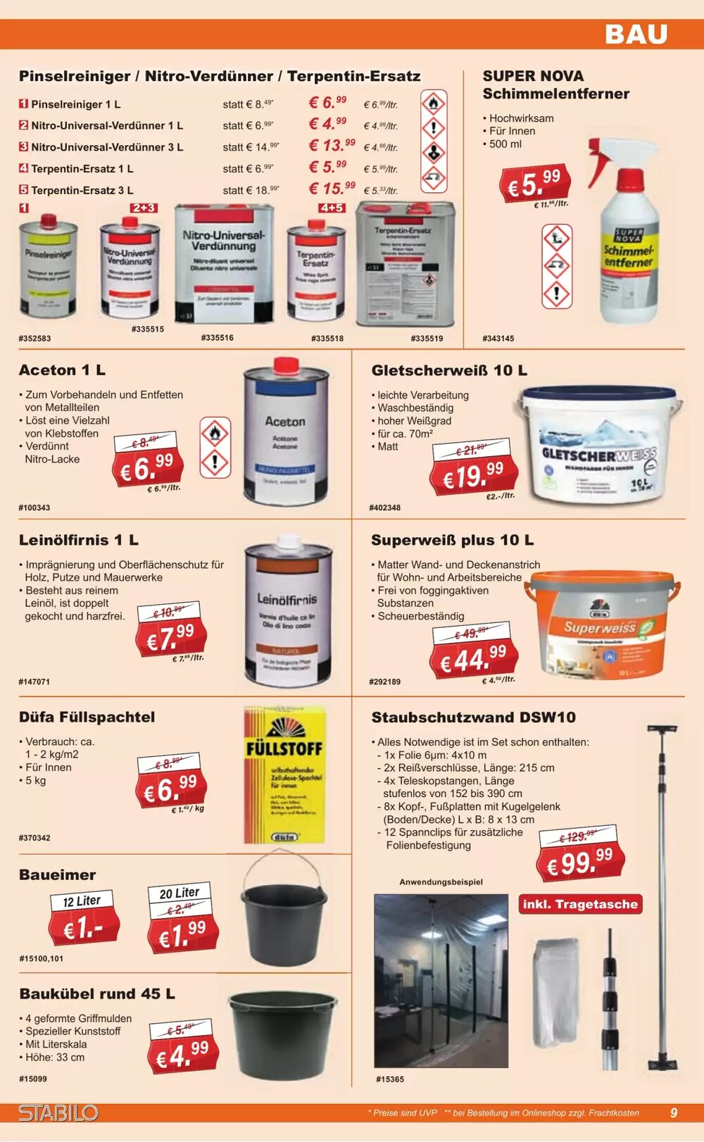 Stabilo Fachmarkt Prospekt (ab 14.01.2026) zum Blättern - Seite 9