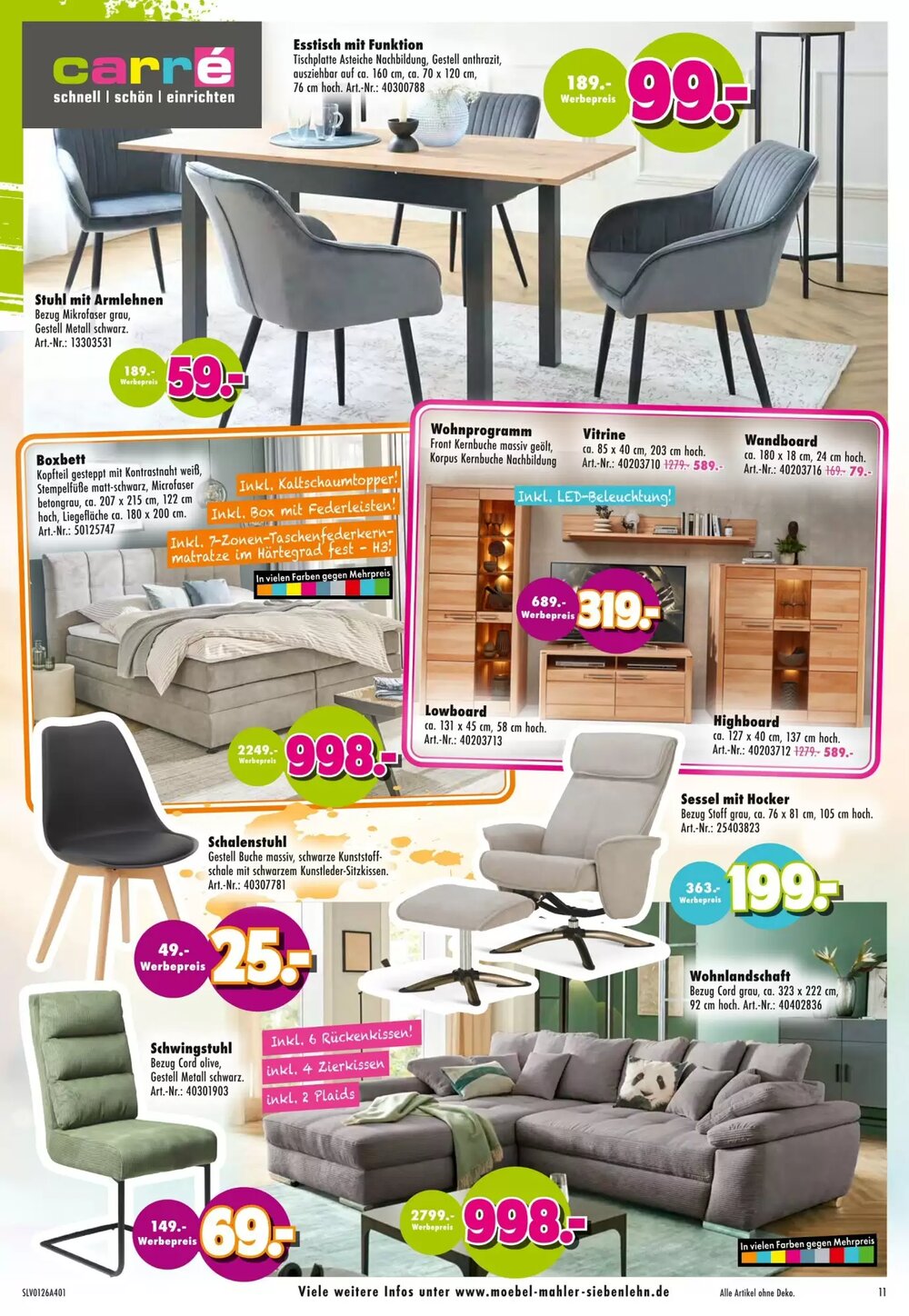Möbel Mahler Prospekt (ab 14.01.2026) zum Blättern - Seite 11