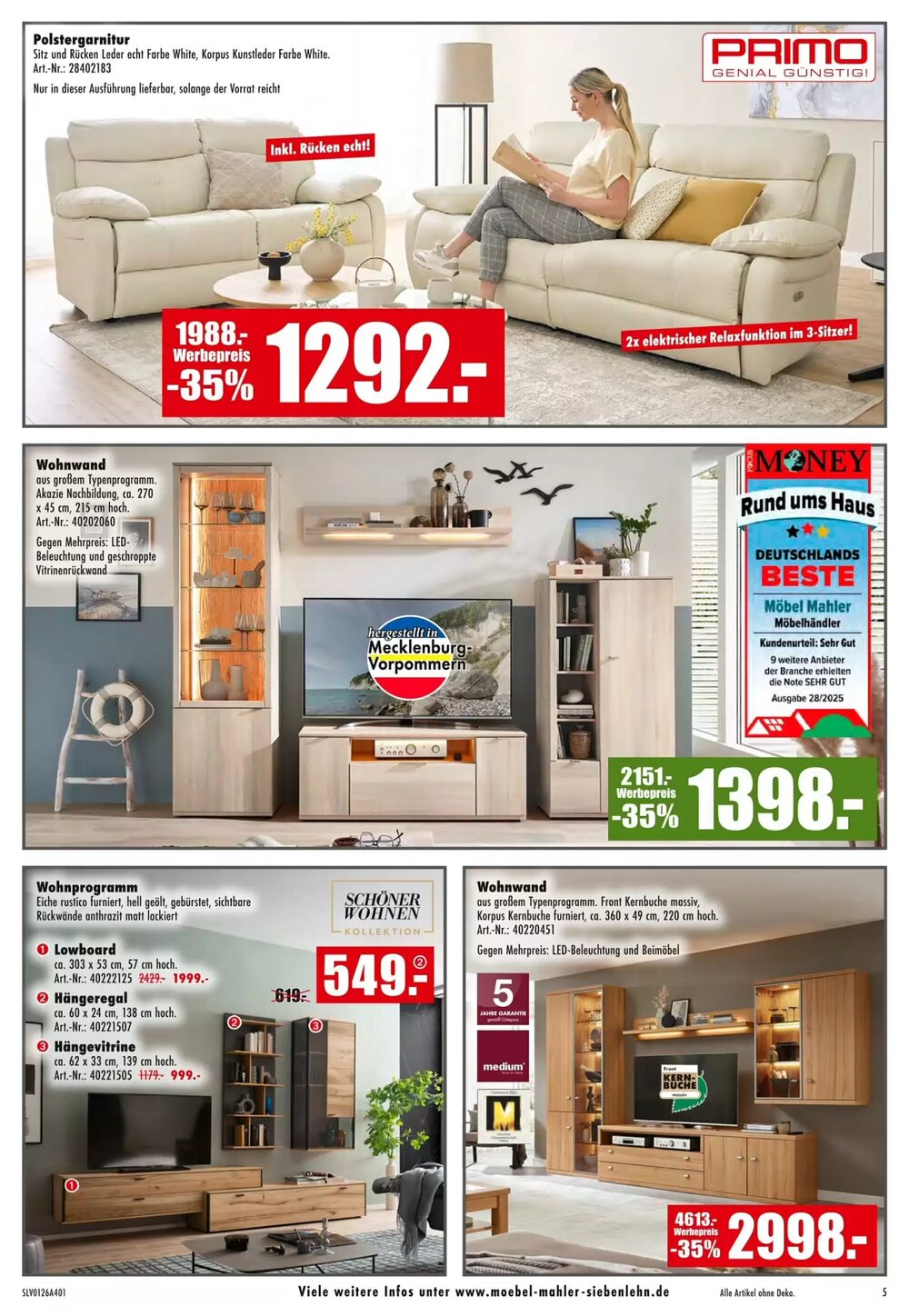 Möbel Mahler Prospekt (ab 14.01.2026) zum Blättern - Seite 5