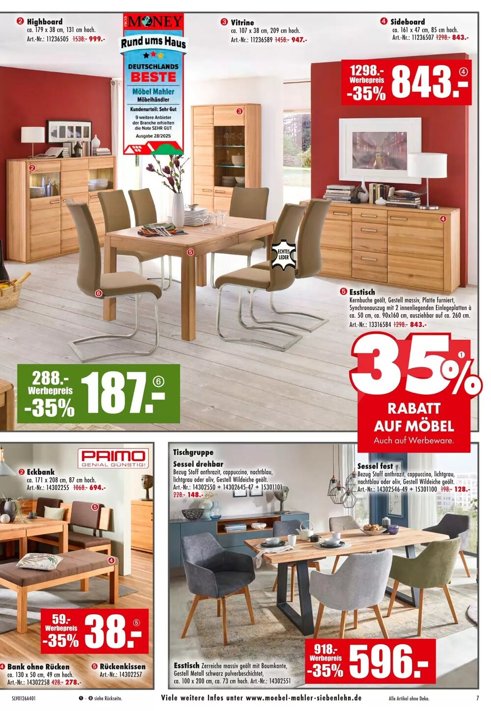 Möbel Mahler Prospekt (ab 14.01.2026) zum Blättern - Seite 7