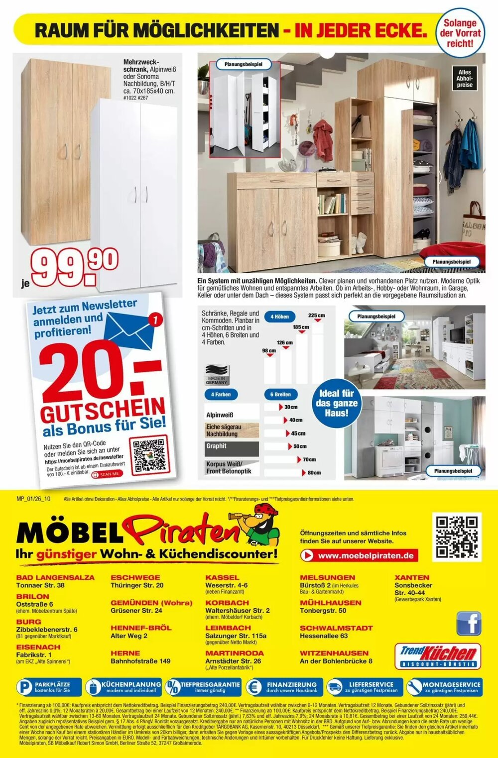 Möbelpiraten Prospekt (ab 14.01.2026) zum Blättern - Seite 10