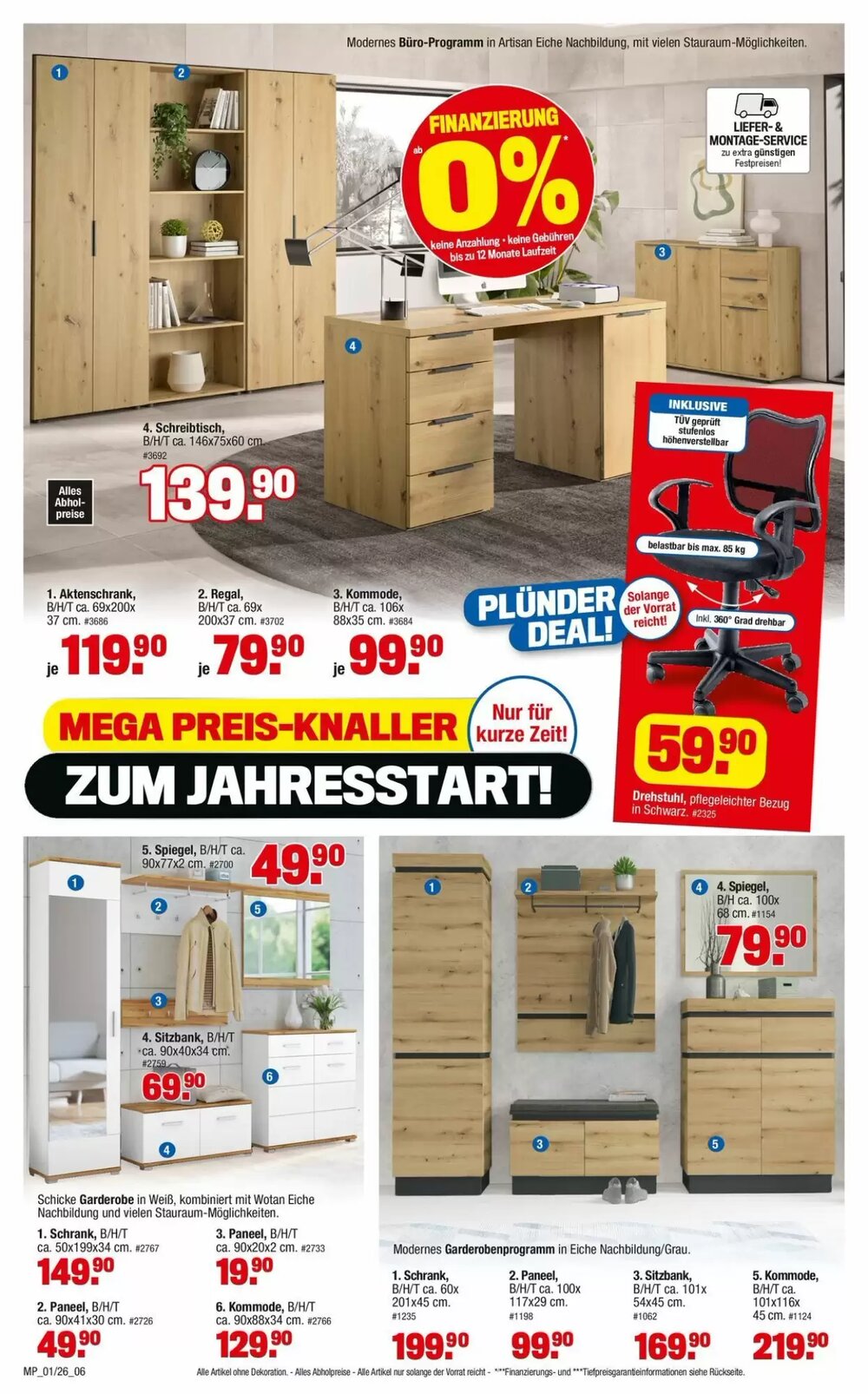 Möbelpiraten Prospekt (ab 14.01.2026) zum Blättern - Seite 6