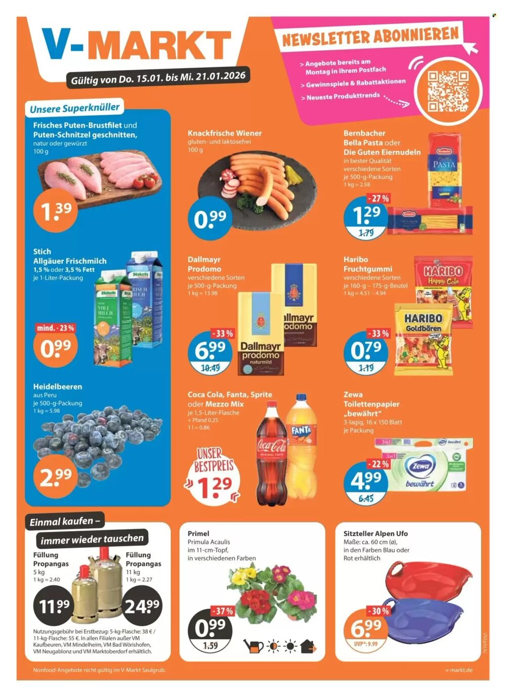 V Markt Prospekt (ab 15.01.2026) zum Blättern - Seite 1