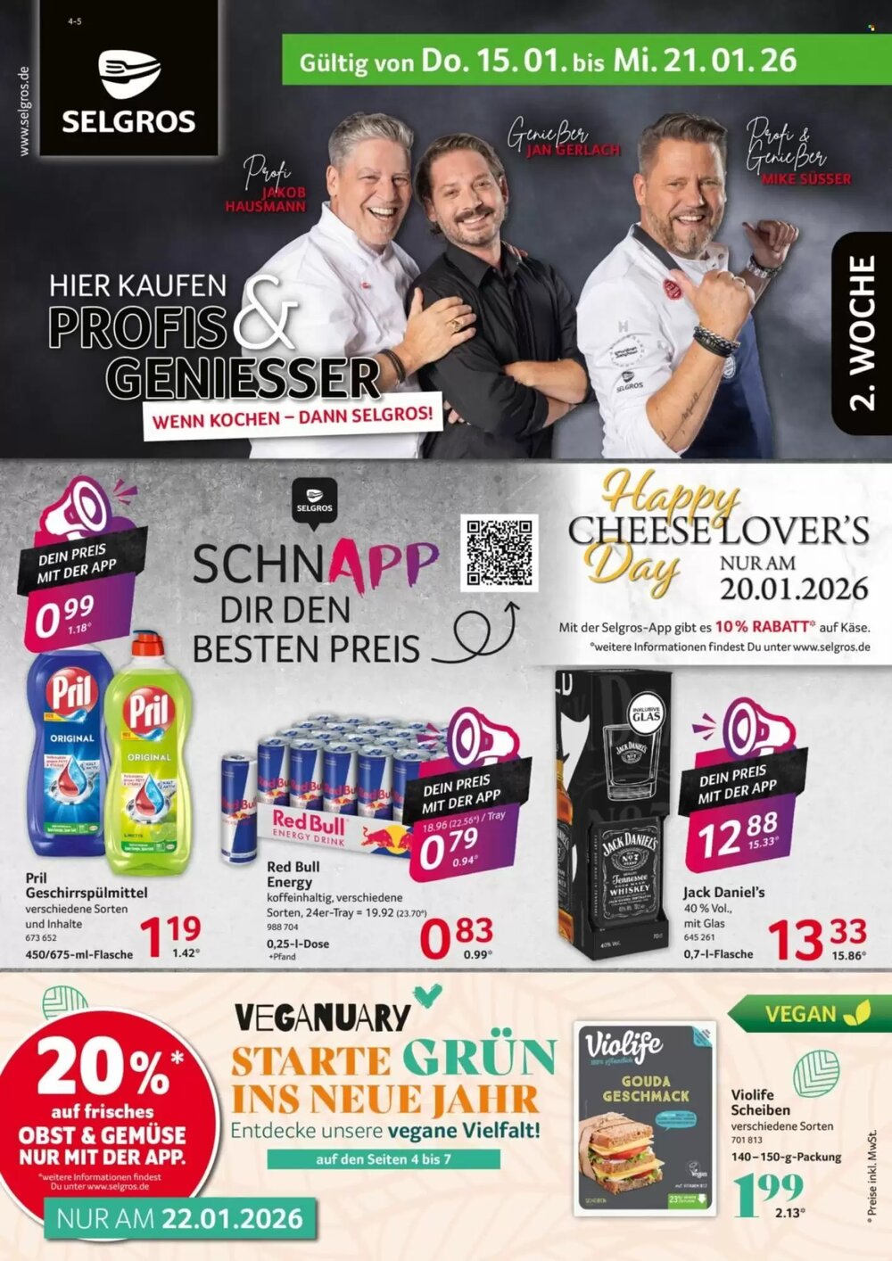 Selgros Prospekt (ab 15.01.2026) zum Blättern - Seite 1