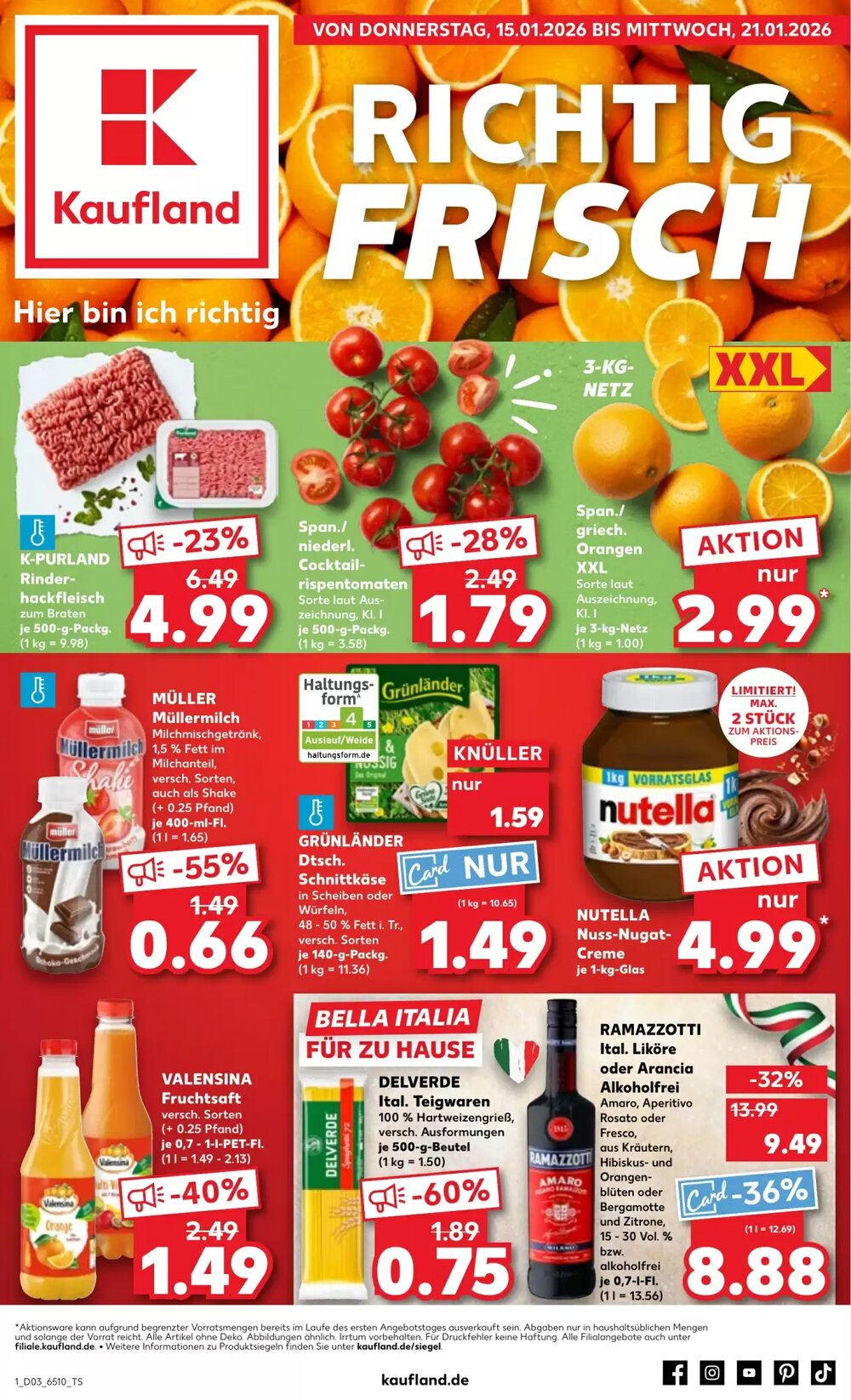 Kaufland Prospekt (ab 15.01.2026) zum Blättern - Seite 1