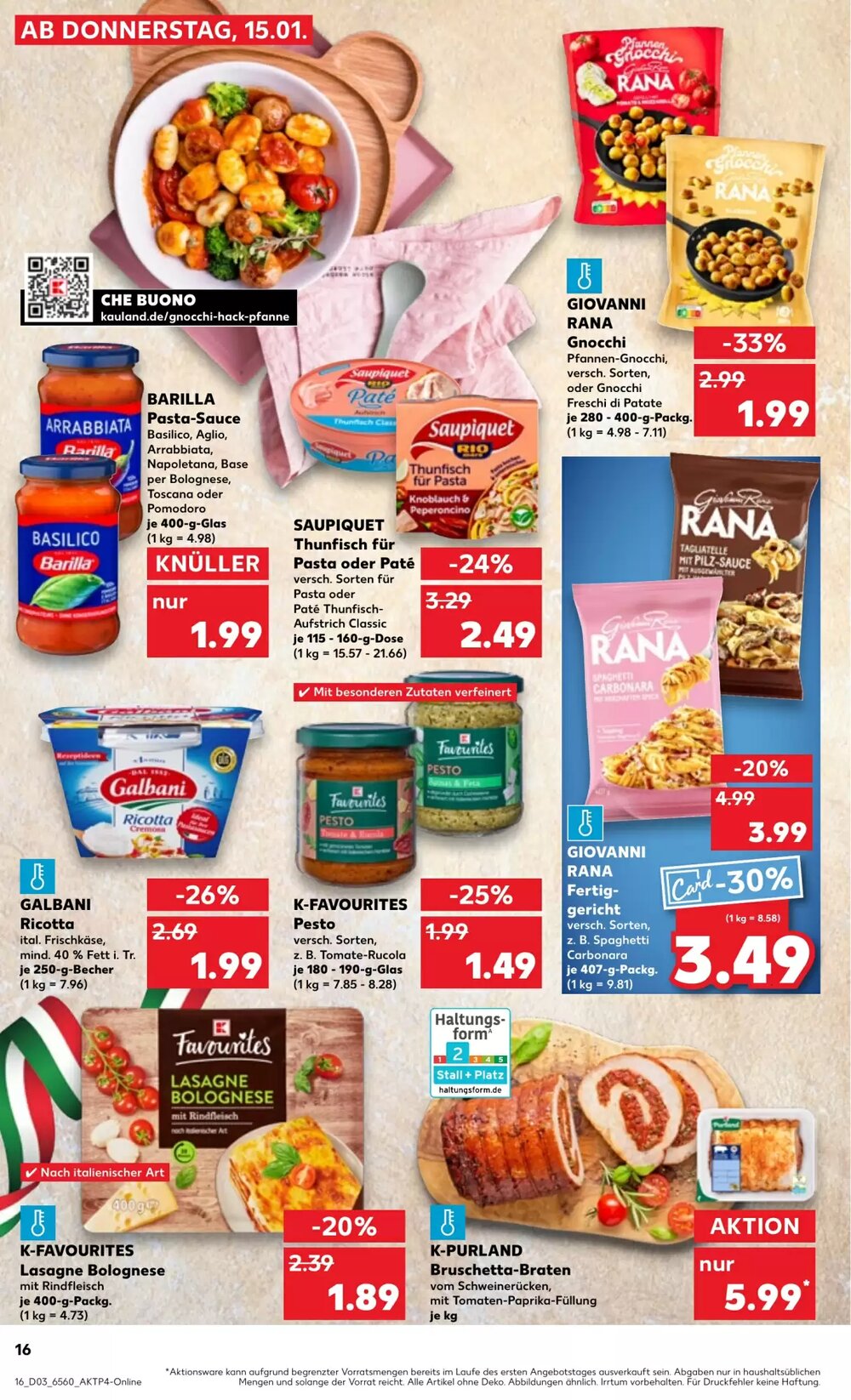 Kaufland Prospekt (ab 15.01.2026) zum Blättern - Seite 16
