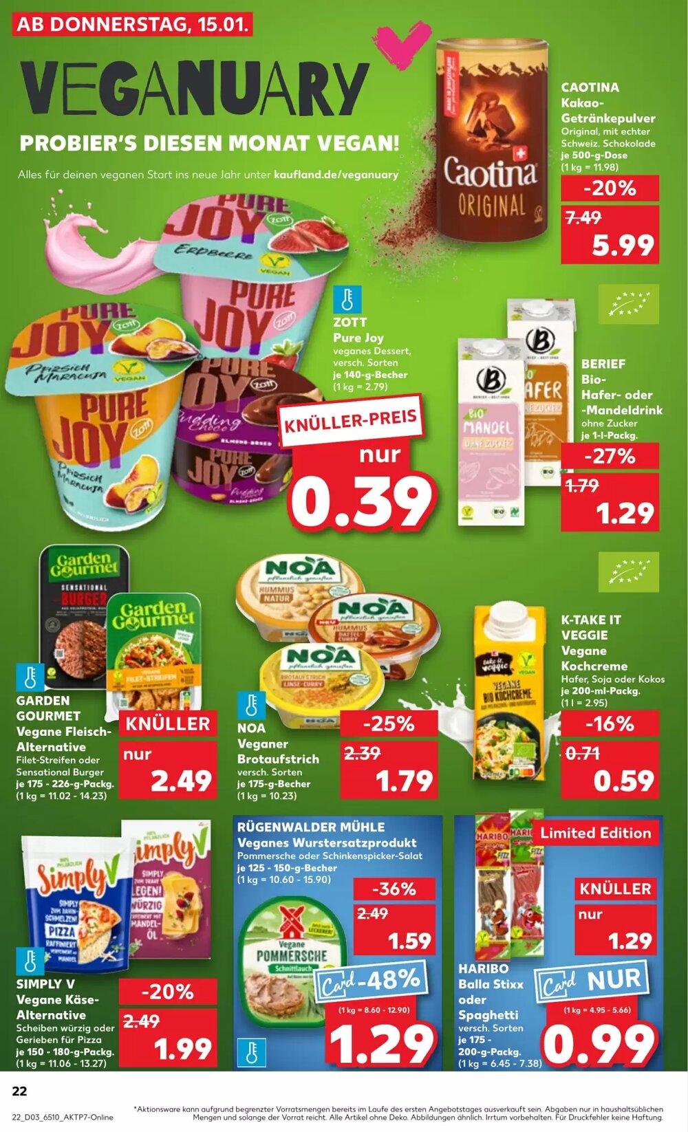 Kaufland Prospekt (ab 15.01.2026) zum Blättern - Seite 22