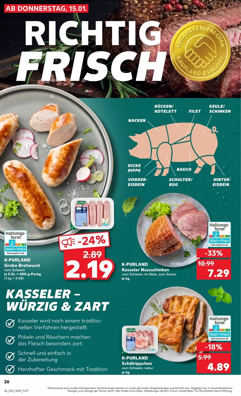 Kaufland Prospekt (ab 15.01.2026) zum Blättern - Seite 26