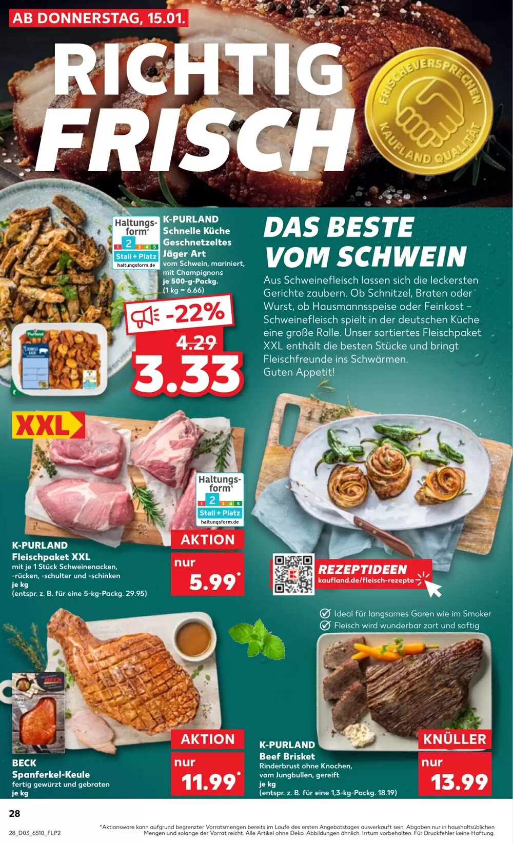 Kaufland Prospekt (ab 15.01.2026) zum Blättern - Seite 28