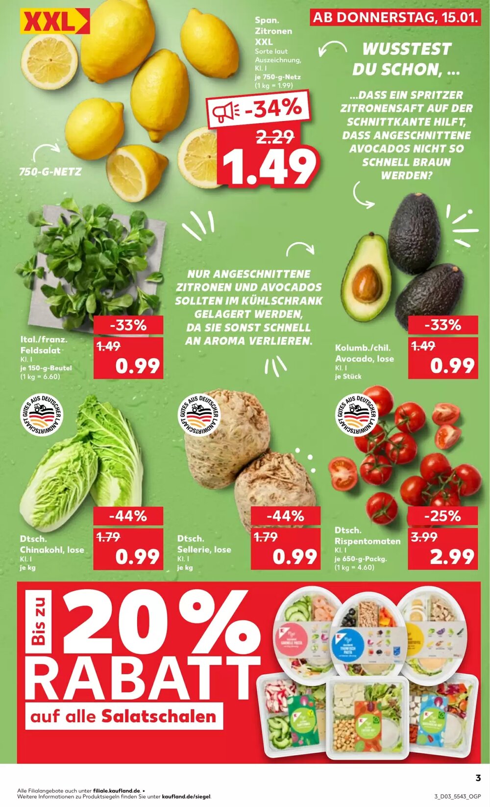 Kaufland Prospekt (ab 15.01.2026) zum Blättern - Seite 3