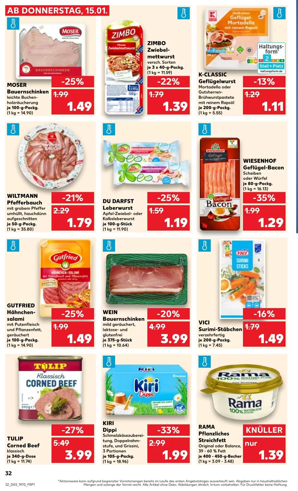 Kaufland Prospekt (ab 15.01.2026) zum Blättern - Seite 32