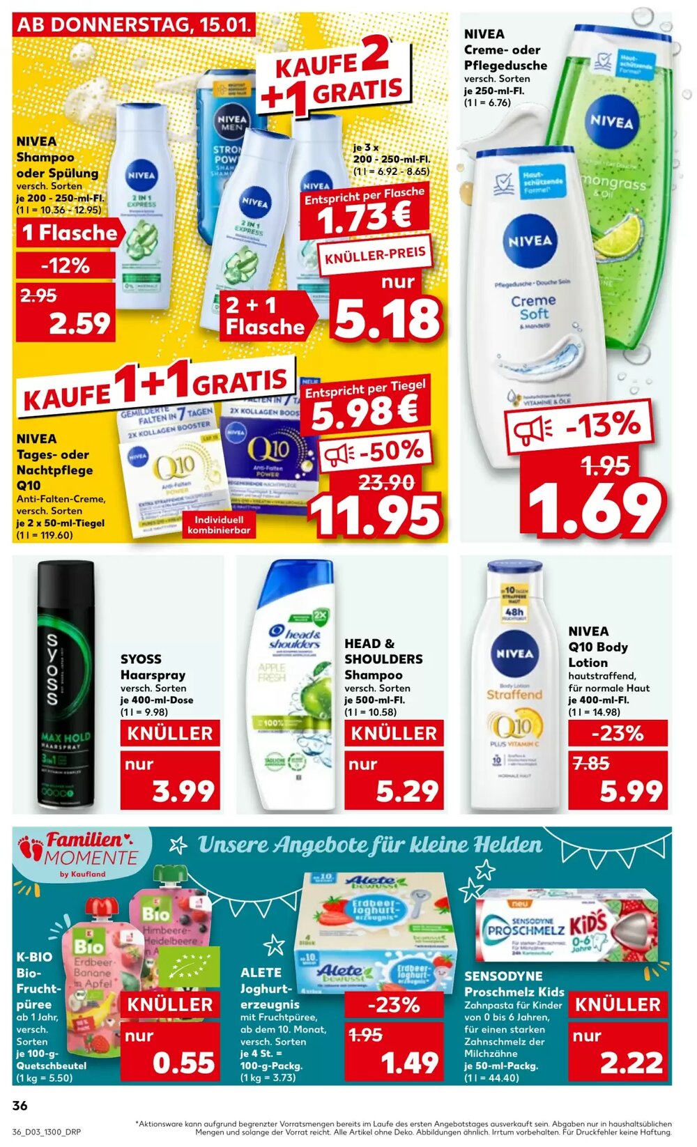 Kaufland Prospekt (ab 15.01.2026) zum Blättern - Seite 36