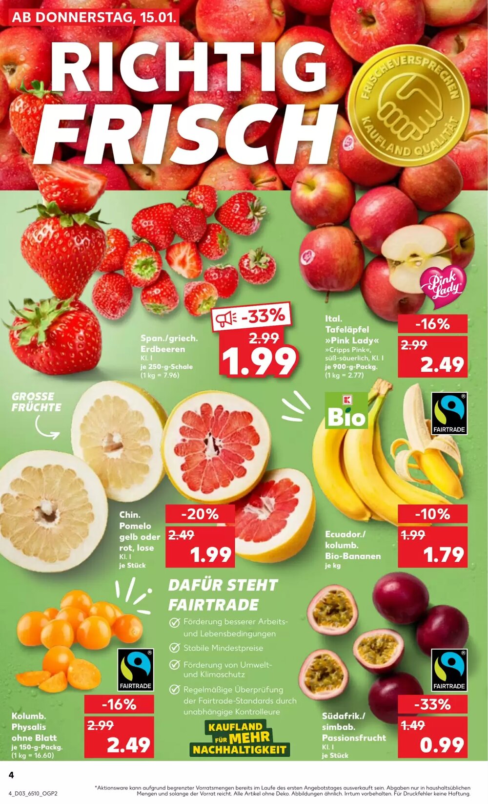 Kaufland Prospekt (ab 15.01.2026) zum Blättern - Seite 4