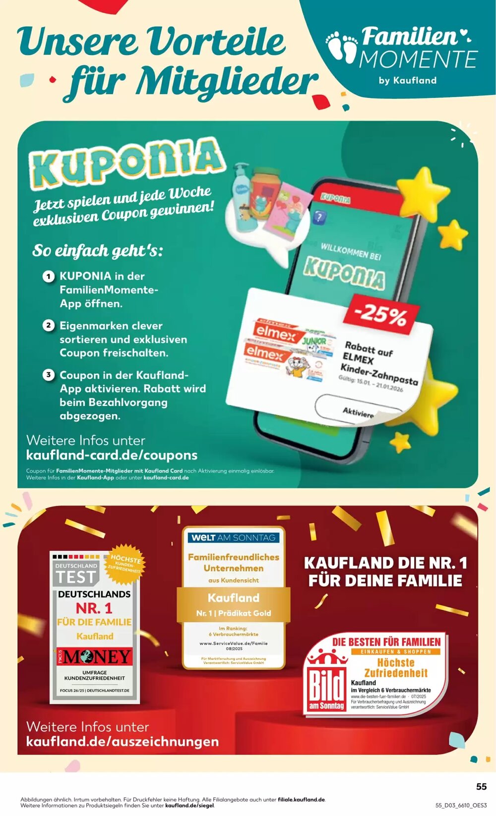 Kaufland Prospekt (ab 15.01.2026) zum Blättern - Seite 55