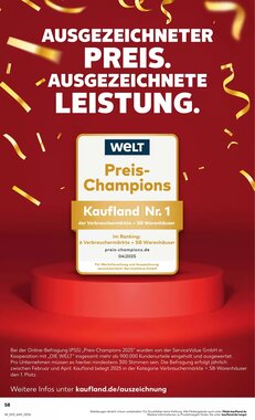 Kaufland Prospekt (ab 15.01.2026) zum Blättern - Seite 58