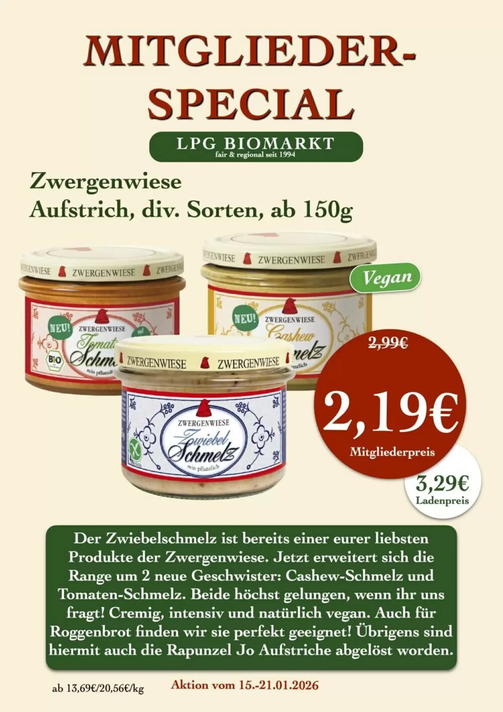 LPG Biomarkt Prospekt (ab 15.01.2026) zum Blättern - Seite 6