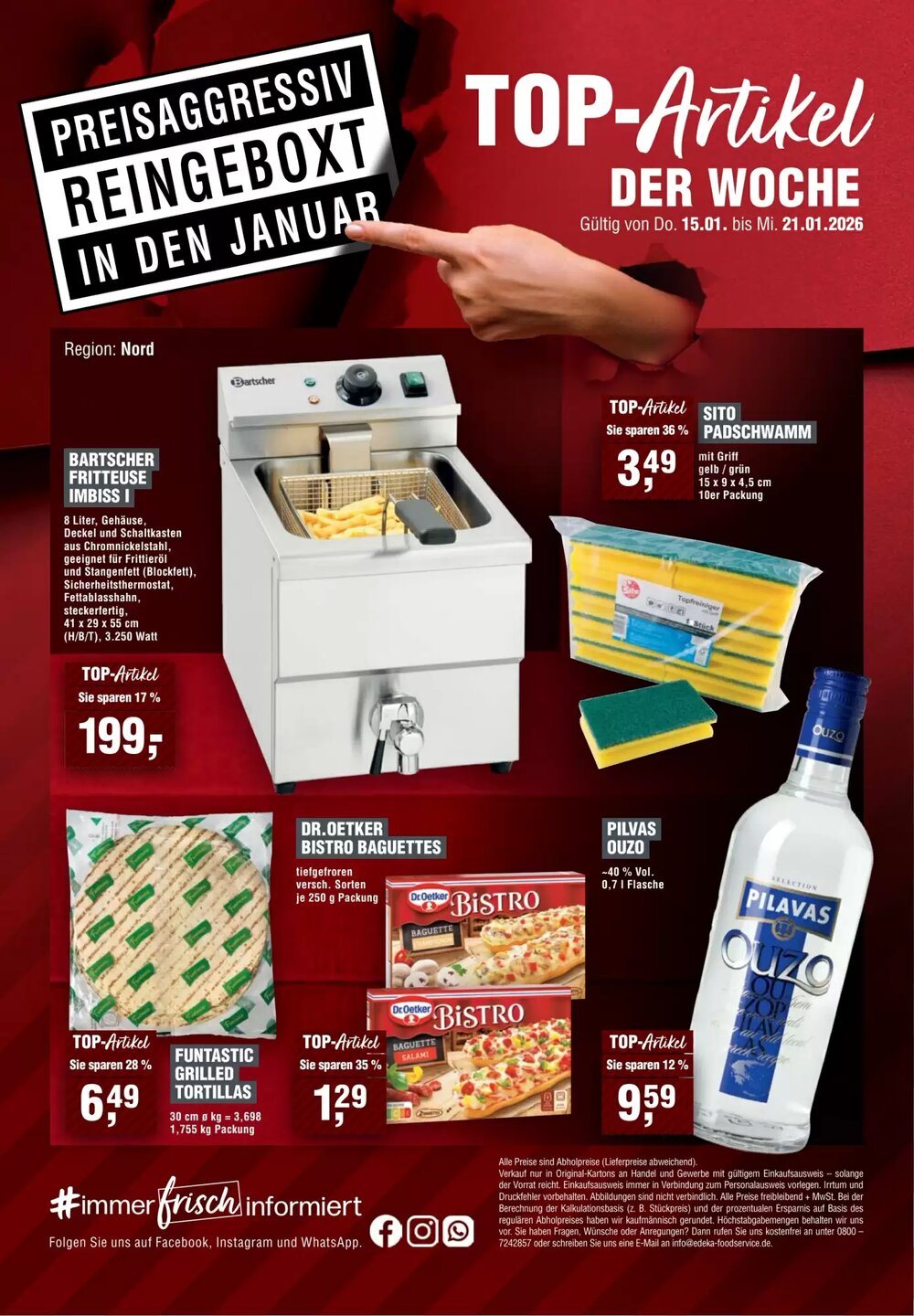 EDEKA Foodservice Prospekt (ab 15.01.2026) zum Blättern - Seite 14
