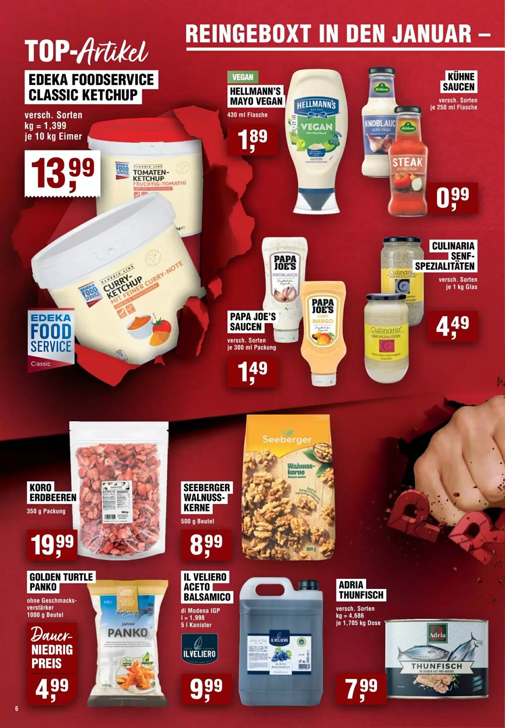 EDEKA Foodservice Prospekt (ab 15.01.2026) zum Blättern - Seite 6