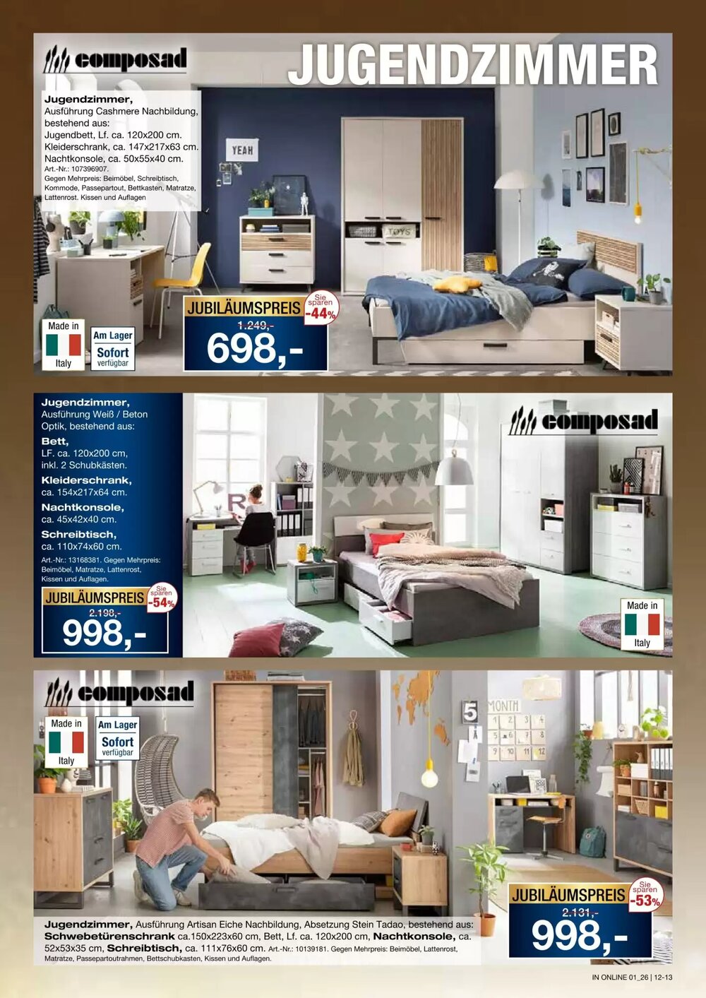 Möbel Inhofer Prospekt (ab 15.01.2026) zum Blättern - Seite 13