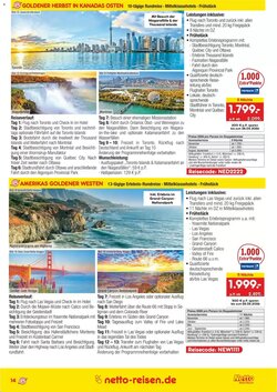 Netto Reisen Prospekt (ab 15.01.2026) zum Blättern - Seite 14