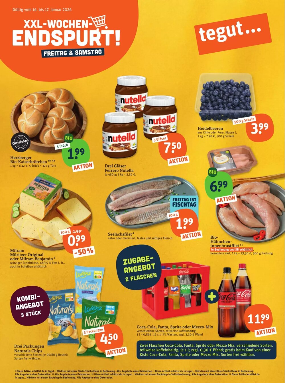 tegut Prospekt (ab 16.01.2026) zum Blättern - Seite 1