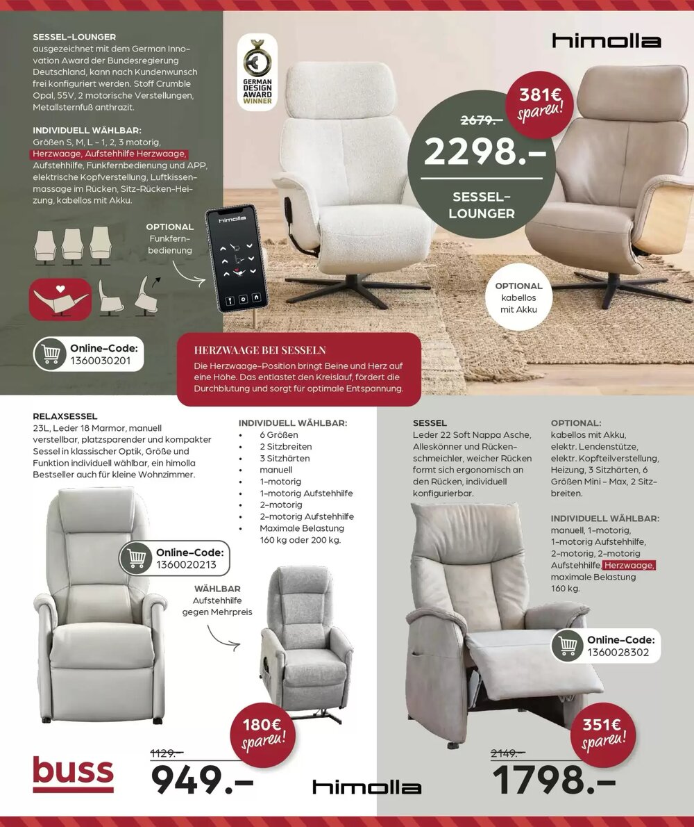 Möbel Buss Prospekt (ab 16.01.2026) zum Blättern - Seite 16
