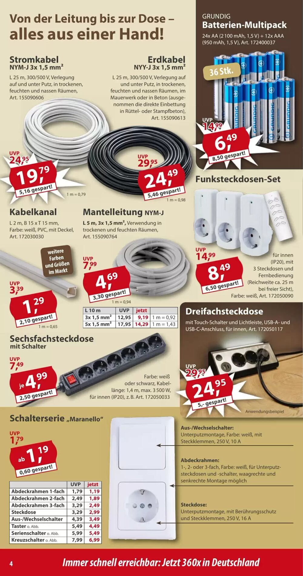 Sonderpreis Baumarkt Prospekt (ab 17.01.2026) zum Blättern - Seite 4