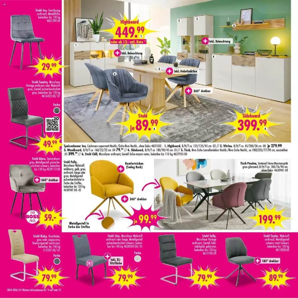 Möbel Boss Prospekt (ab 17.01.2026) zum Blättern - Seite 10