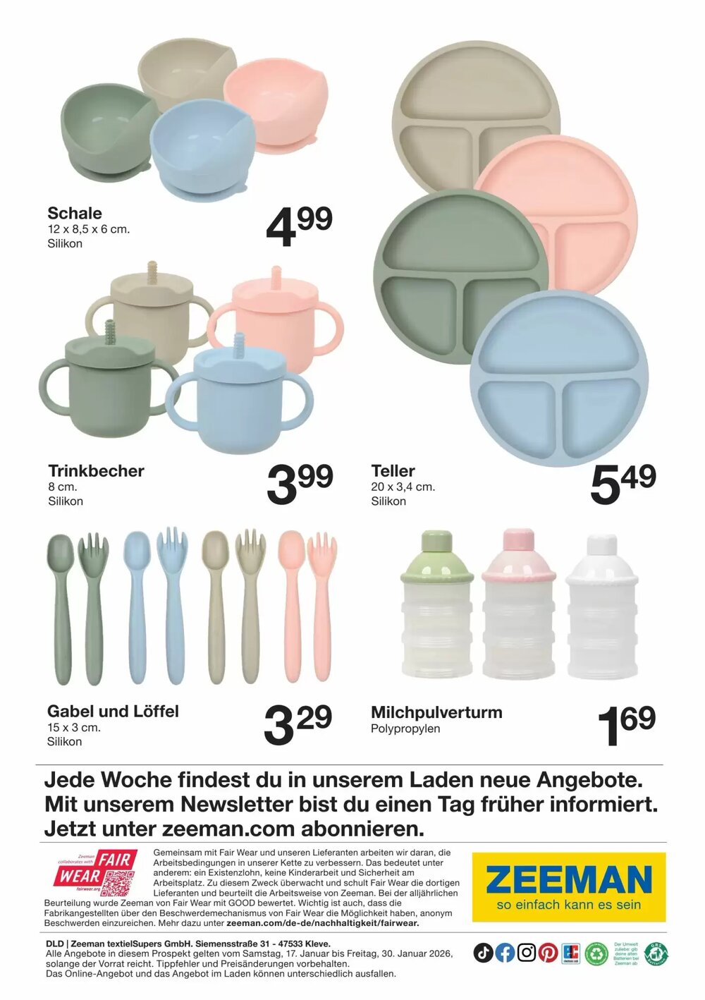 Zeeman Prospekt (ab 17.01.2026) zum Blättern - Seite 26