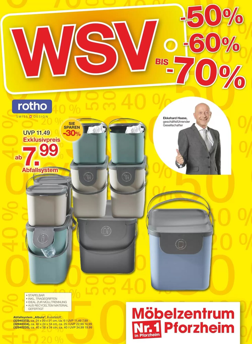 Möbelzentrum Pforzheim Prospekt (ab 17.01.2026) zum Blättern - Seite 1