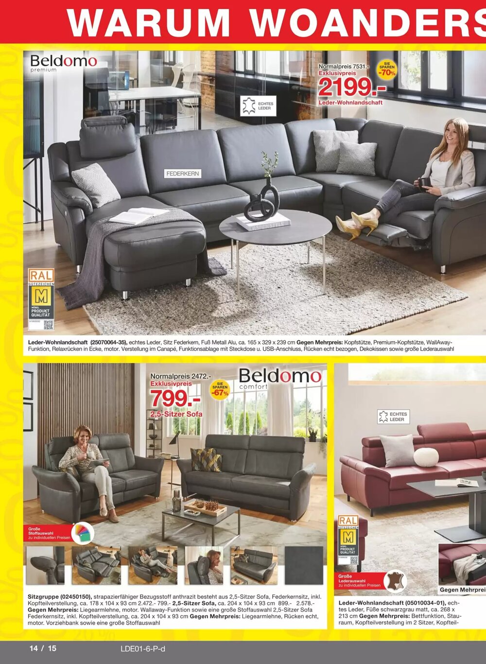 Möbelzentrum Pforzheim Prospekt (ab 17.01.2026) zum Blättern - Seite 14