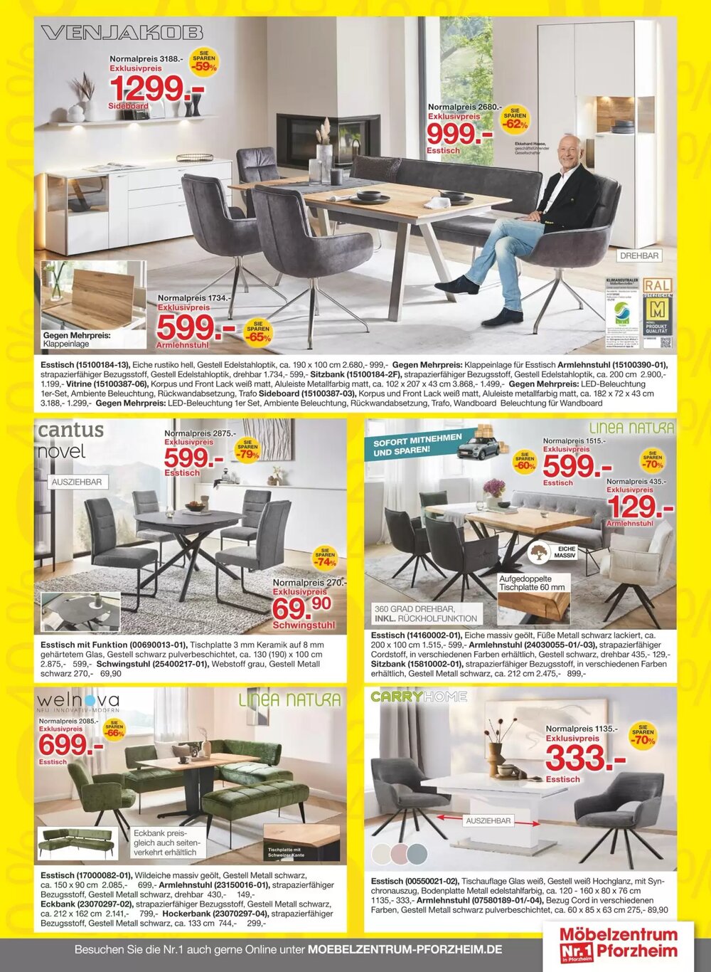 Möbelzentrum Pforzheim Prospekt (ab 17.01.2026) zum Blättern - Seite 19
