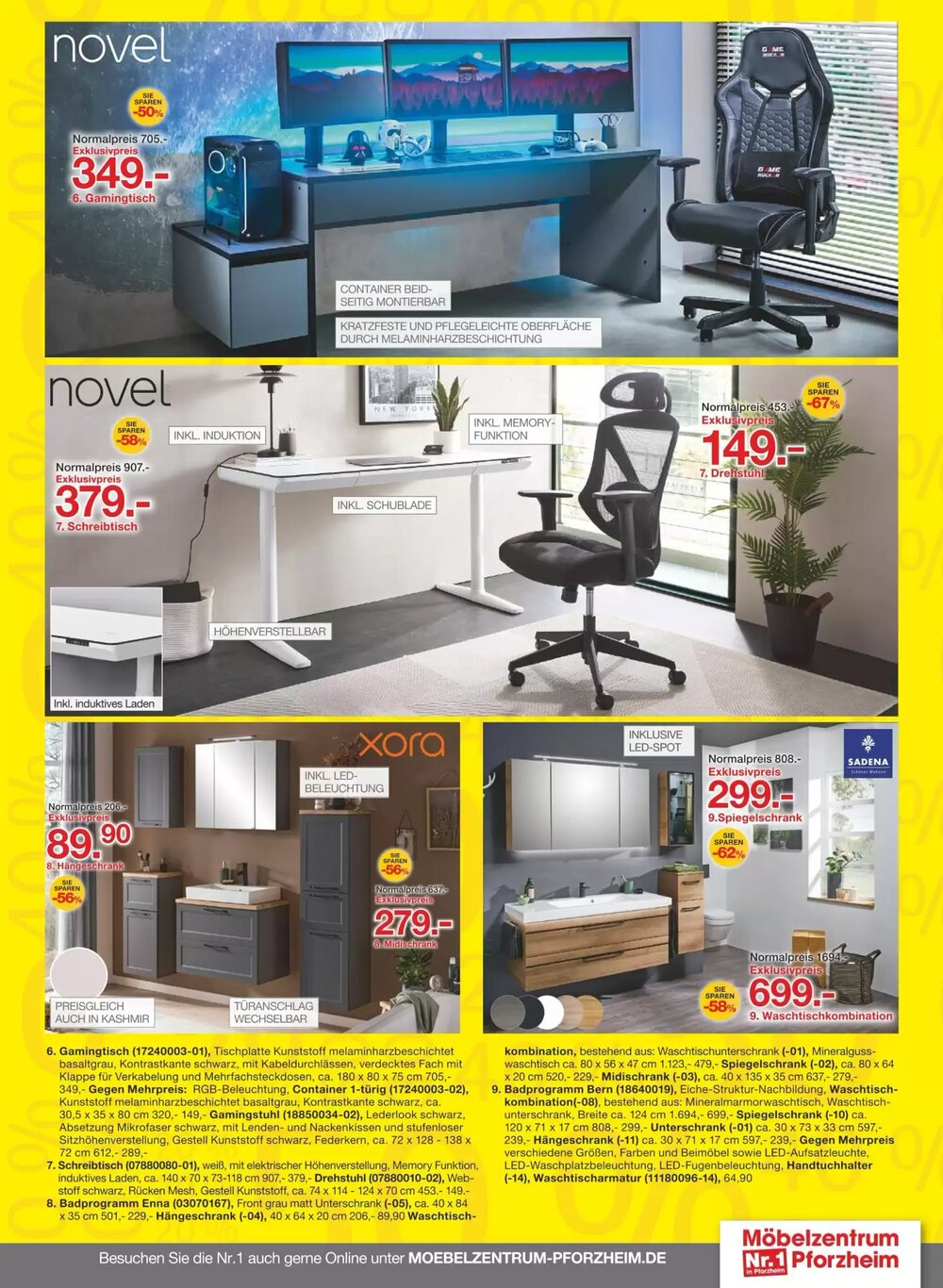 Möbelzentrum Pforzheim Prospekt (ab 17.01.2026) zum Blättern - Seite 21