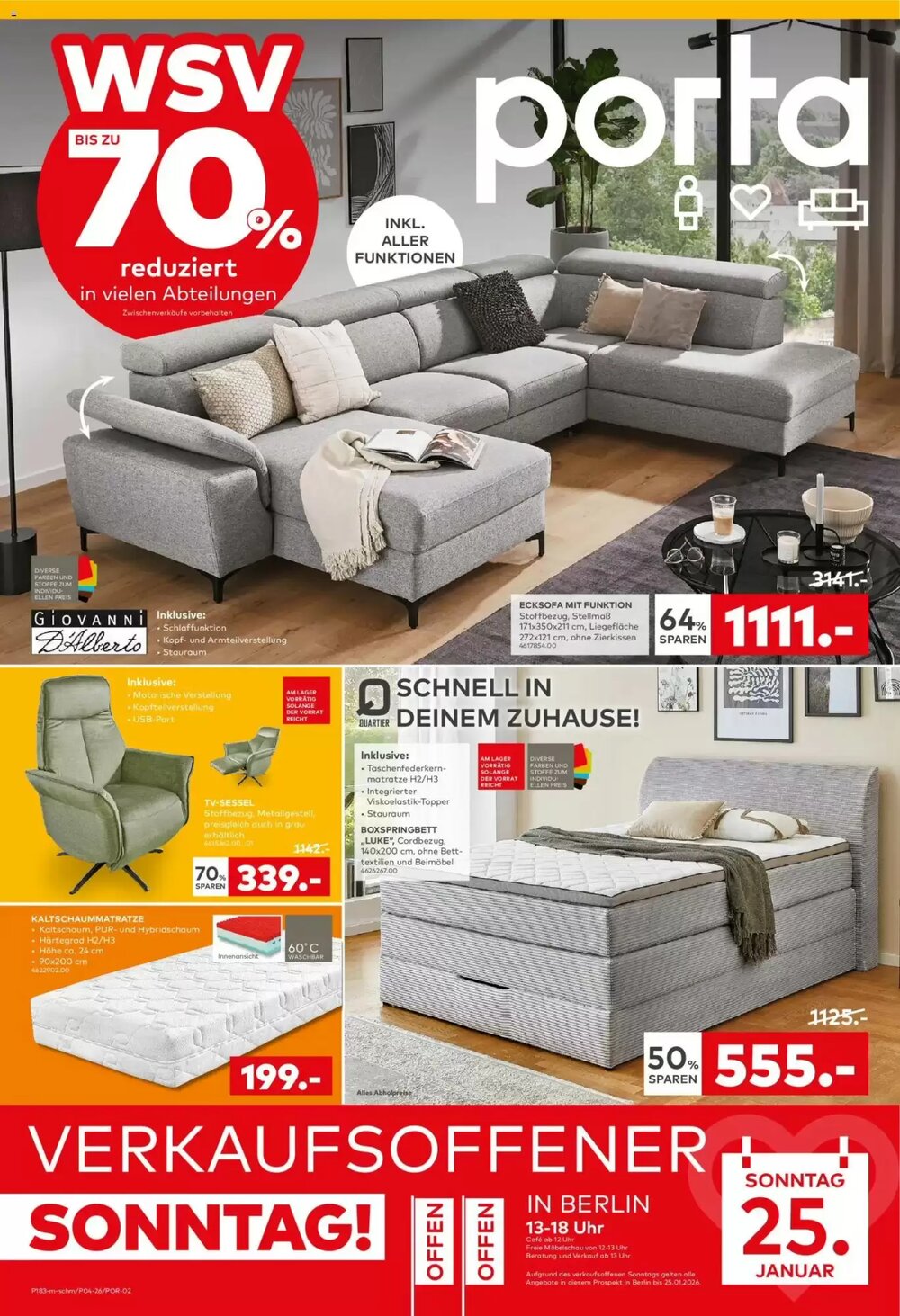porta Prospekt (ab 18.01.2026) zum Blättern - Seite 1
