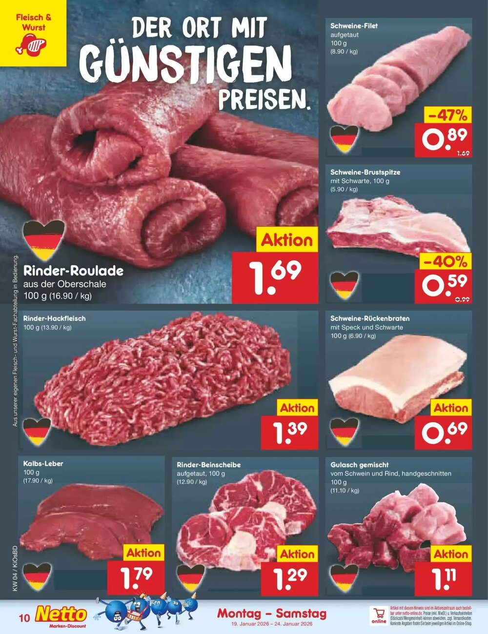 Netto Marken-Discount Prospekt (ab 18.01.2026) zum Blättern - Seite 10