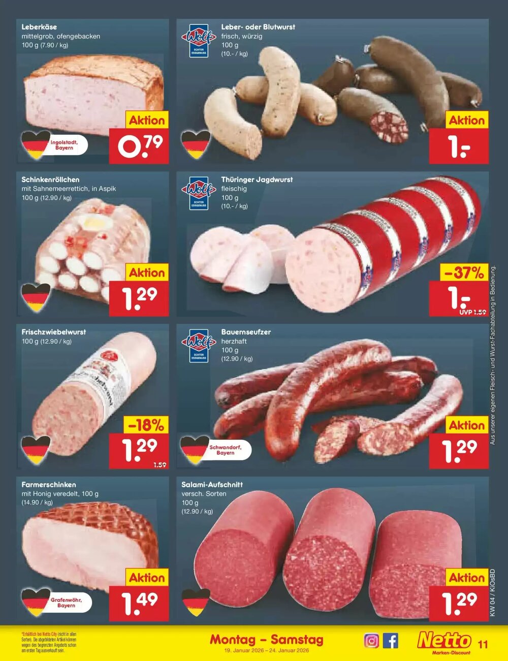 Netto Marken-Discount Prospekt (ab 18.01.2026) zum Blättern - Seite 11