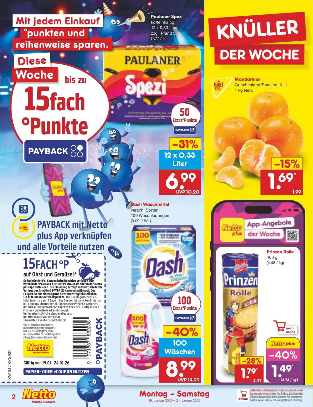 Netto Marken-Discount Prospekt (ab 18.01.2026) zum Blättern - Seite 2