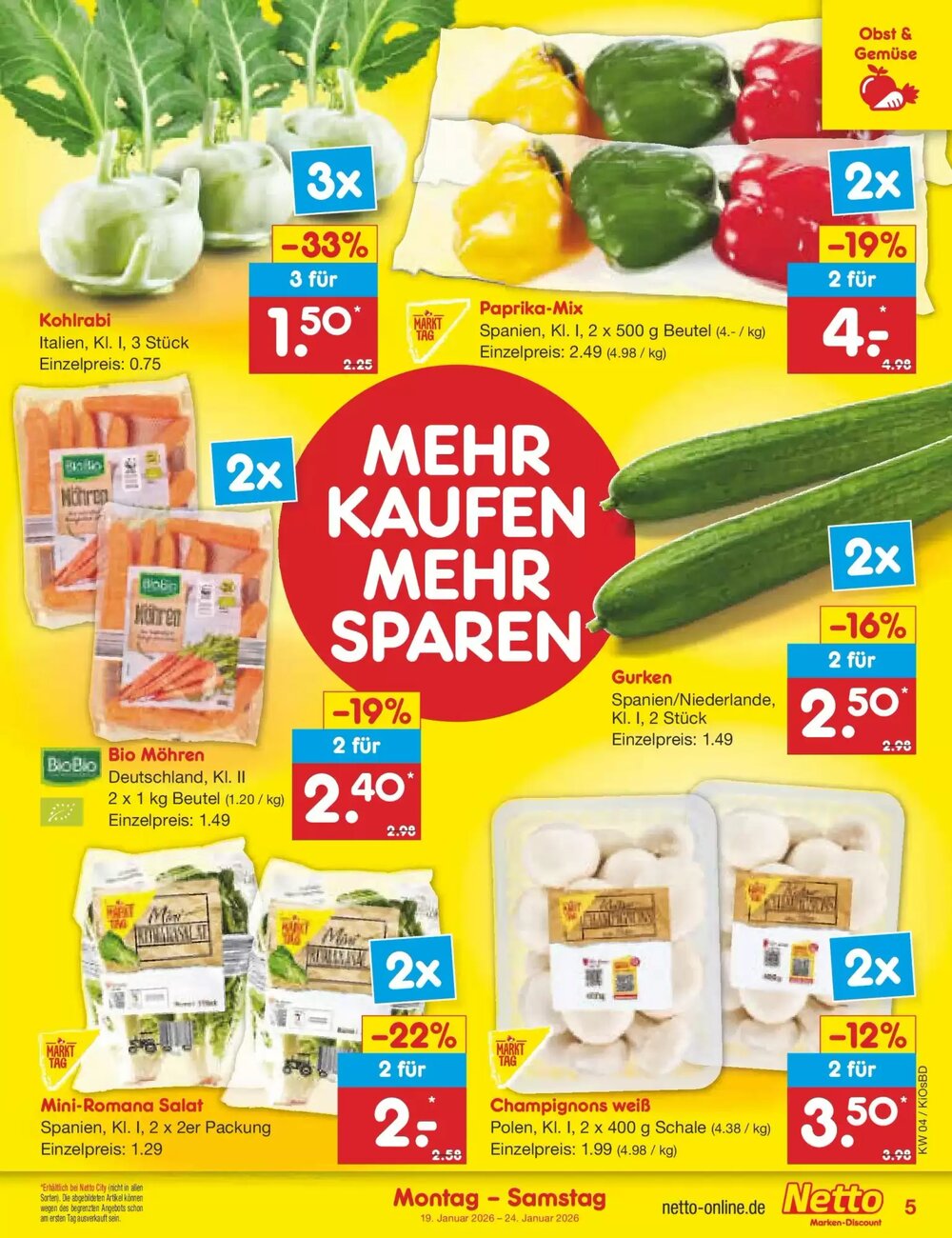 Netto Marken-Discount Prospekt (ab 18.01.2026) zum Blättern - Seite 5