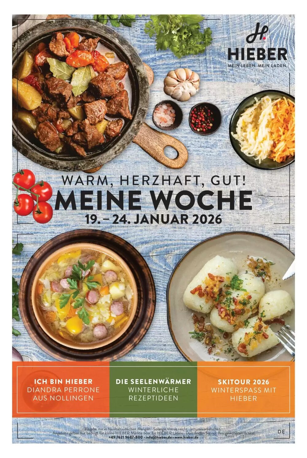 Hieber's Frische Center Prospekt (ab 18.01.2026) zum Blättern - Seite 1